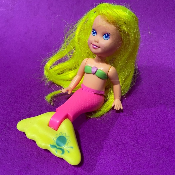 MY PRETTY MERMAID VINTAGE 1991 COLLECTABLE SWEET GUMDROP SPARKLE MERMAID - Picture 3 of 12